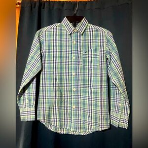 Nautica since 1983 medium button down boys shirt